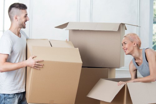 Packing materials and boxes used for Aldboroughhatch relocation
